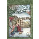 All postcards feature detailed illustrations by Susan Wheeler with winter scenes rabbit families decorating shopping and playing in the snow warm colors combined with festive details