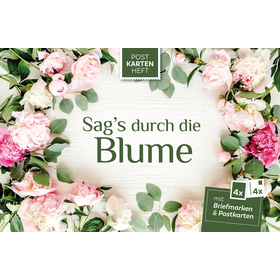“Say it with flowers“ Postcard booklet