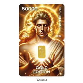 Crypto stamp Gold Edition Helios