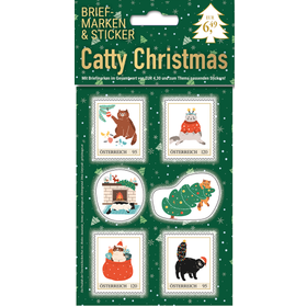 Stamps & stickers “Catty Christmas“