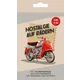 Österreichische Post-Set 'Nostalgie auf Rädern' mit 4 Briefmarken und einer Postkarte mit rotem Oldtimer-Motorrad, €9,90.