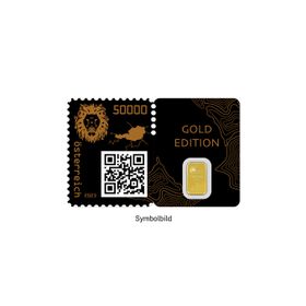 Crypto stamp "Gold Edition Löwe"
