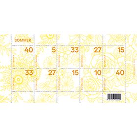 "Summer" 2,45 Special Stamp Block