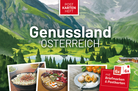 “Austria, land of delicacies“, Postcard booklet