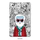 Künstlerisch gestaltete Crypto stamp art Hackatao Freud Eros mit stilisiertem Porträt vor detailreichem schwarz‑weißem Illustrationsdesign.