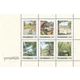 Briefmarken Österreich 2023 Serie 'Holly Pond Hill' mit Tierillustrationen, Nominale 0,95€ und 1,20€.