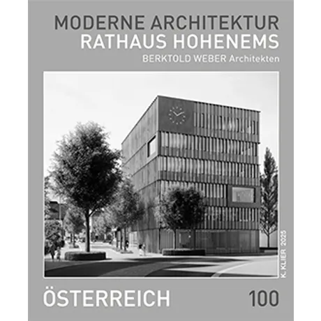 SD_Rathaus Hohenems_0525 Briefmarke Österreich 2005, Nominale 1,00 Euro: Moderne Architektur, Rathaus Hohenems von Baumschlager Eberle Architekten.
