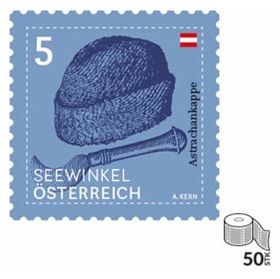 RM50 à 0,05 &quot;Astrakhan fur hat – Seewinkel&quot; Coil stamp