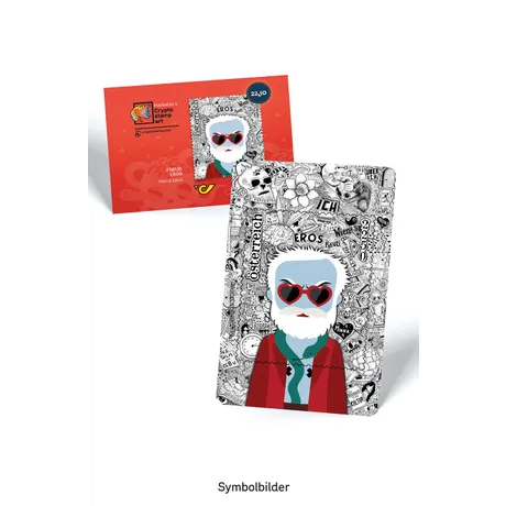 Crypto stamp art Hackatao Freud Eros Künstlerisch gestaltete Crypto stamp art Hackatao Freud Eros mit stilisiertem Porträt vor detailreichem schwarz‑weißem Illustrationsdesign, mit passender Verpackung