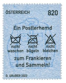 &quot;Postlerhemd&quot; 8,20 Blockmarke