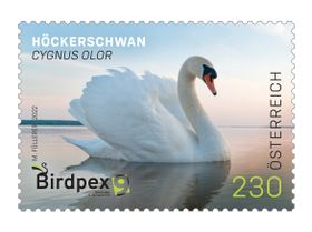 &quot;Birdpex 2022 - Höckerschwan&quot; 2,30 Sondermarke