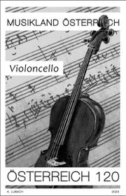 &quot;Violoncello&quot; Schwarzdruck