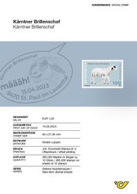 &quot;Kärntner Brillenschaf&quot; Explanatory Sheet