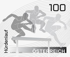 &quot;Hurdles&quot; Black Print