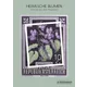 Austrian Post stamp collection cover: violet flowers, 'Heimische Blumen' theme, 20 stamps included.