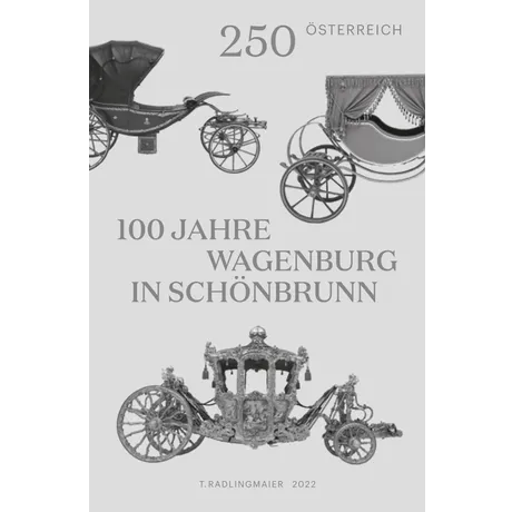 Briefmarke Österreich 2022, Nominale 2,50 Euro: 100 Jahre Wagenburg Schönbrunn, mit historischen Kutschen.