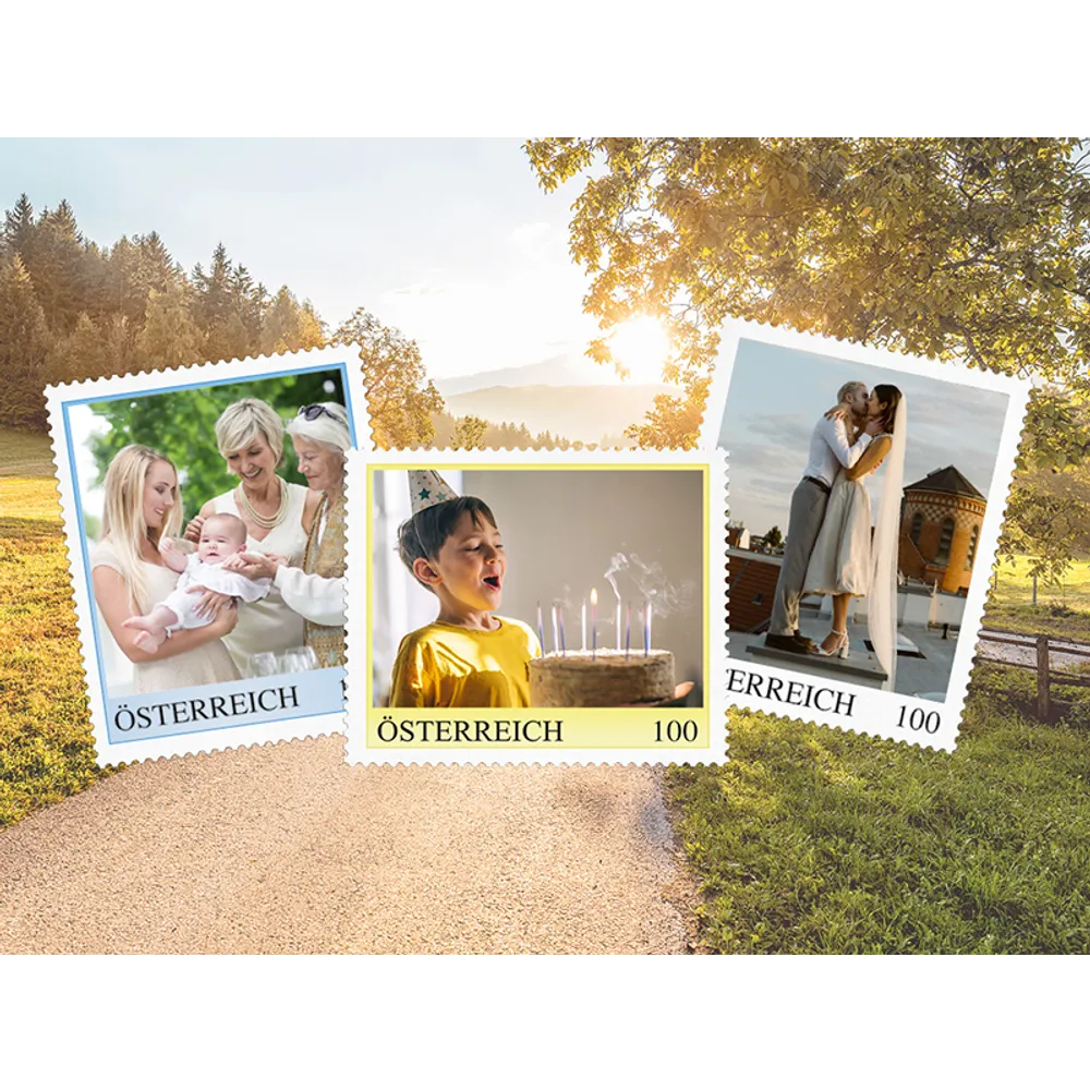 Meine Marke - selbstgestaltete Briefmarken