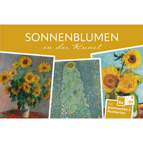 „Sonnenblumen in der Kunst“ Postkarten Heft