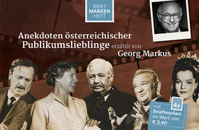 &quot;Anecdotes about stars beloved by the Austrian audience&quot; – narrated by Georg Markus - Stamp Booklet