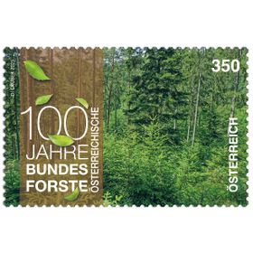 "100 Years Austrian Federal Forests" 3.50 Special Stamp