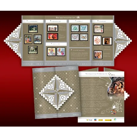 cd2dd6b07e27d90b34162eb1b8a460238c8146ae.jpg Austrian Post Christmas Multiseries 2016 brochure featuring festive stamps and nativity-themed designs.