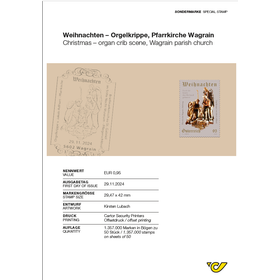 "Christmas – organ crib scene, Wagrain parish church" Explanatory Sheet