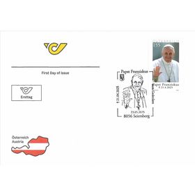 "Papst Franziskus 2013 - 2025" Ersttagsbrief