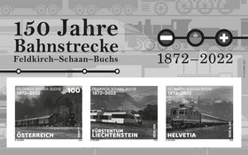 &quot;150 Jahre Bahnstrecke Feldkirch–Schaan–Buchs&quot; Schwarzdruck