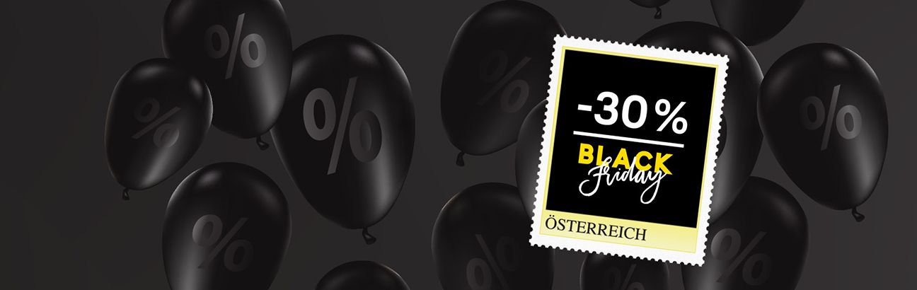 Persönliche Briefmarke Black Friday