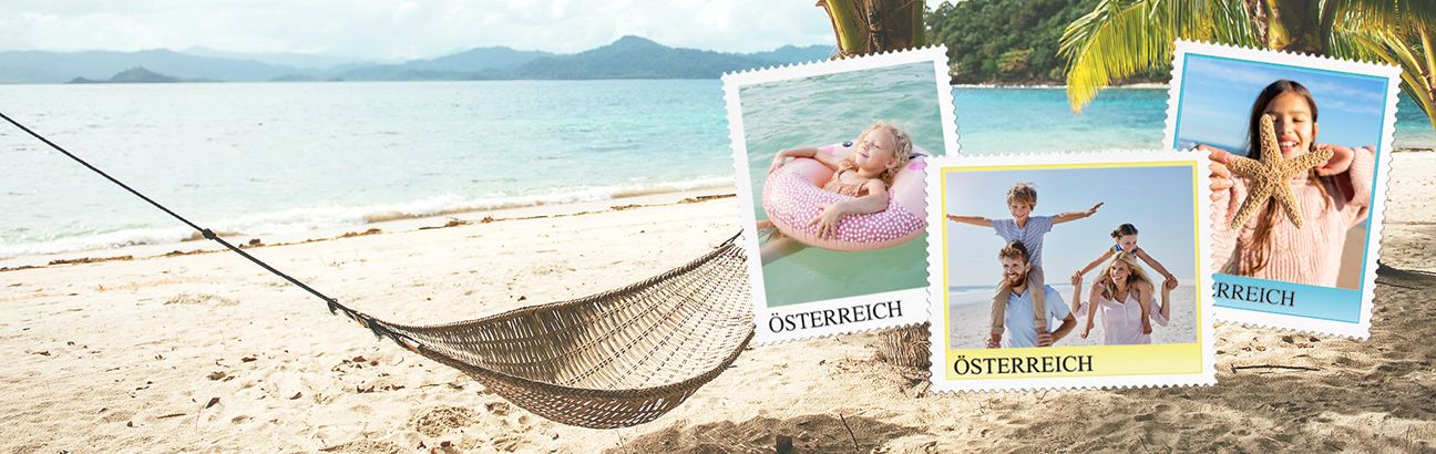 Individuell gestaltbare Briefmarke