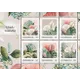Austrian Post 2023 stamp sheet: 'Congratulations' theme with floral designs, values 0.95€ and 1.20€.