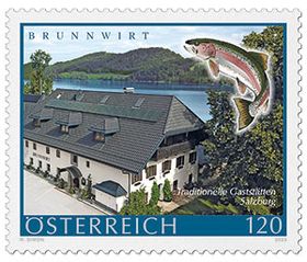 &quot;Brunnwirt, Fuschl am See&quot; 1,20 Special Stamp