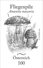 &quot;Fliegenpilz&quot; Schwarzdruck