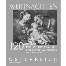 "Christmas – The Holy Family, parish church of Waldhausen im Strudengau" Black Print