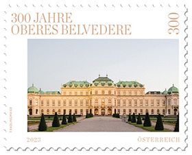 &quot;300 Jahre oberes Belvedere&quot; 3,00 Sondermarke