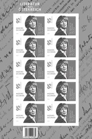 &quot;Ingeborg Bachmann&quot; Black Print minisheet