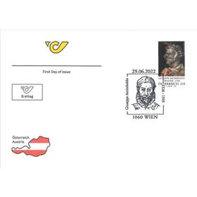 &quot;Giuseppe Arcimboldo - Wasser, 1566&quot; Ersttagsbrief