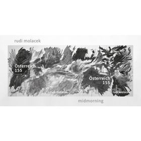 "Rudi Molacek – Midmorning, 2022" Black Print