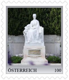 Serie Kunst „Elisabeth-Denkmal, Volksgarten, Wien“ Marken Edition 1