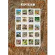Austrian Post 2023 stamp sheet 'Reptiles': 20 stamps featuring various reptiles, nominal values €1.00 and €1.20.