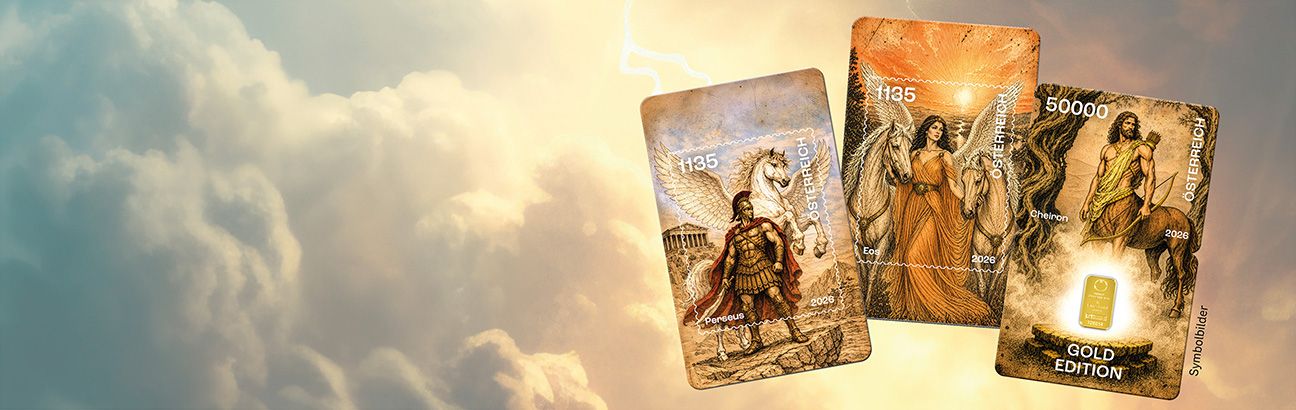 Crypto stamps Eos, Perseus und Cheiron
