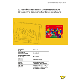 "80 Jahre Österreichischer Gewerkschaftsbund" Abhandlung