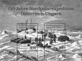 &quot;150 Jahre Österreichisch-Ungarische Nordpolarexpedition 1872-1874&quot; Schwarzdruck