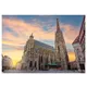 625004_HeiligePKs3 St. Stephen's Cathedral in Vienna at sunset, a potential motif for Austrian Post stamps or postcards.